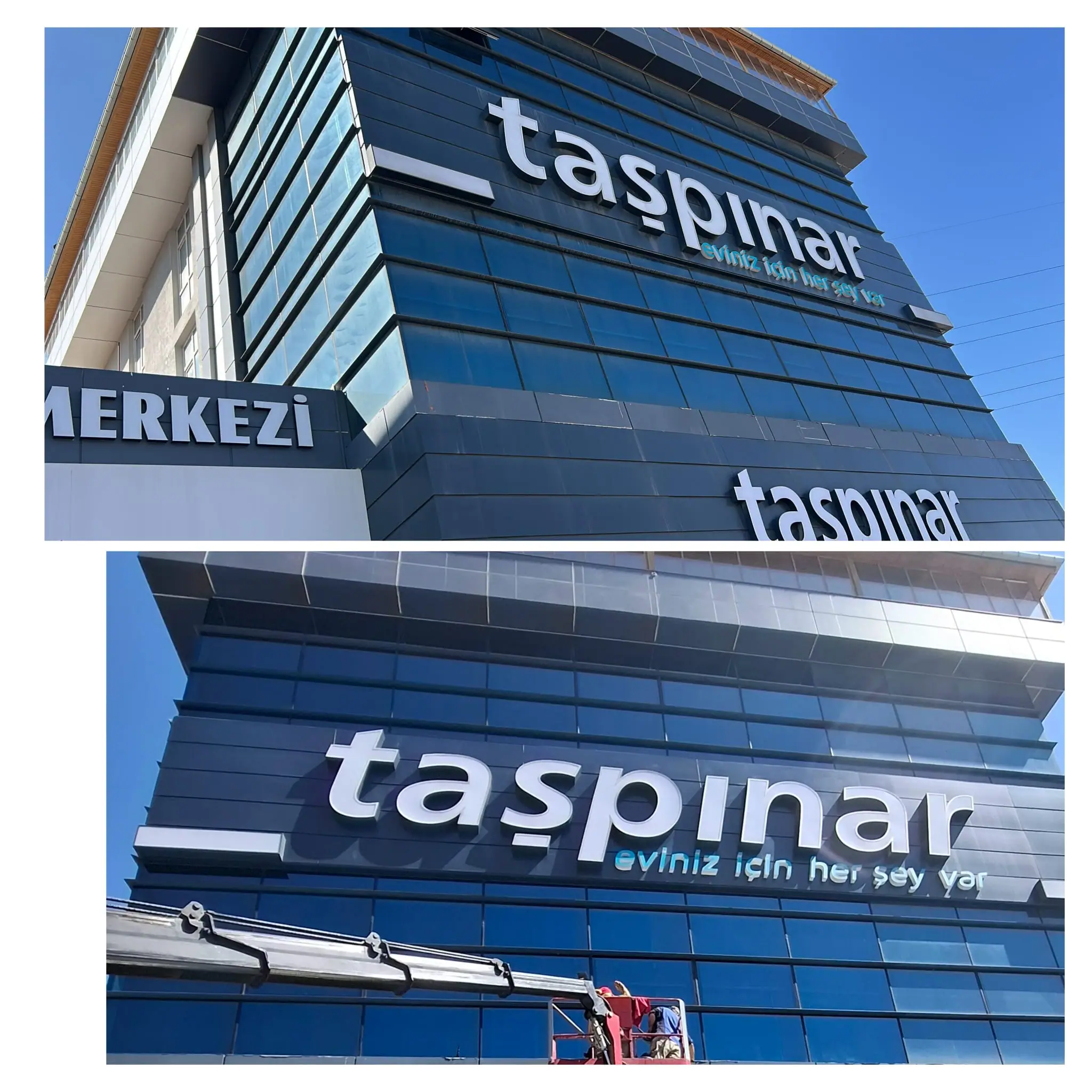 Taşpınar Avm Kompozit-Tabela Temizliği